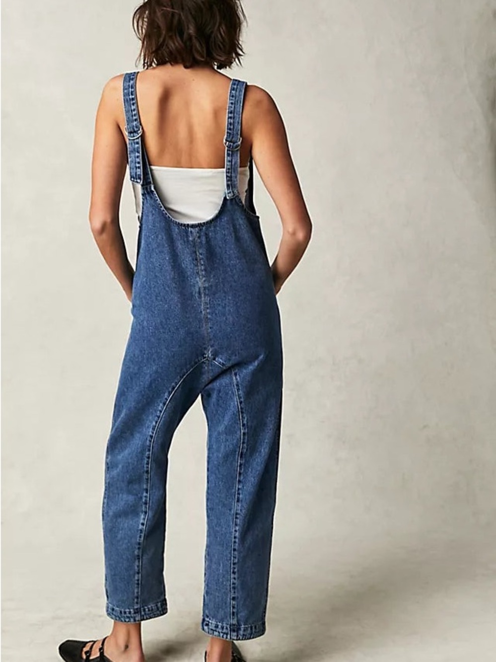 Free People We The Free High Roller Jumpsuit in Sapphire Blue - Picture 5 of 15
